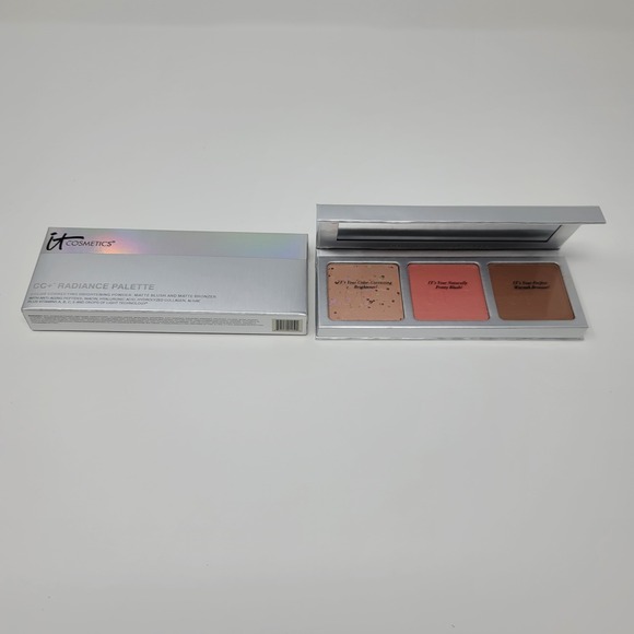 it cosmetics Other - IT‎ Cosmetics CC+ Radiance Palette Naturally Pretty Brightener Blush Bronzer New